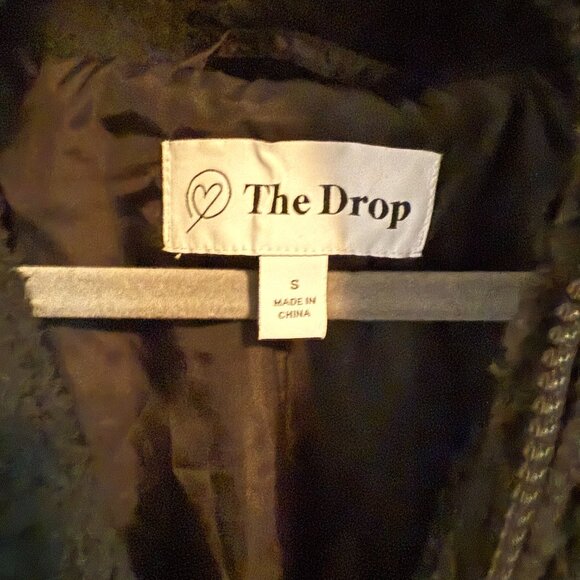 The Drop womens Lee Sherpa Bomber Jacket, size Small - Picture 6 of 7